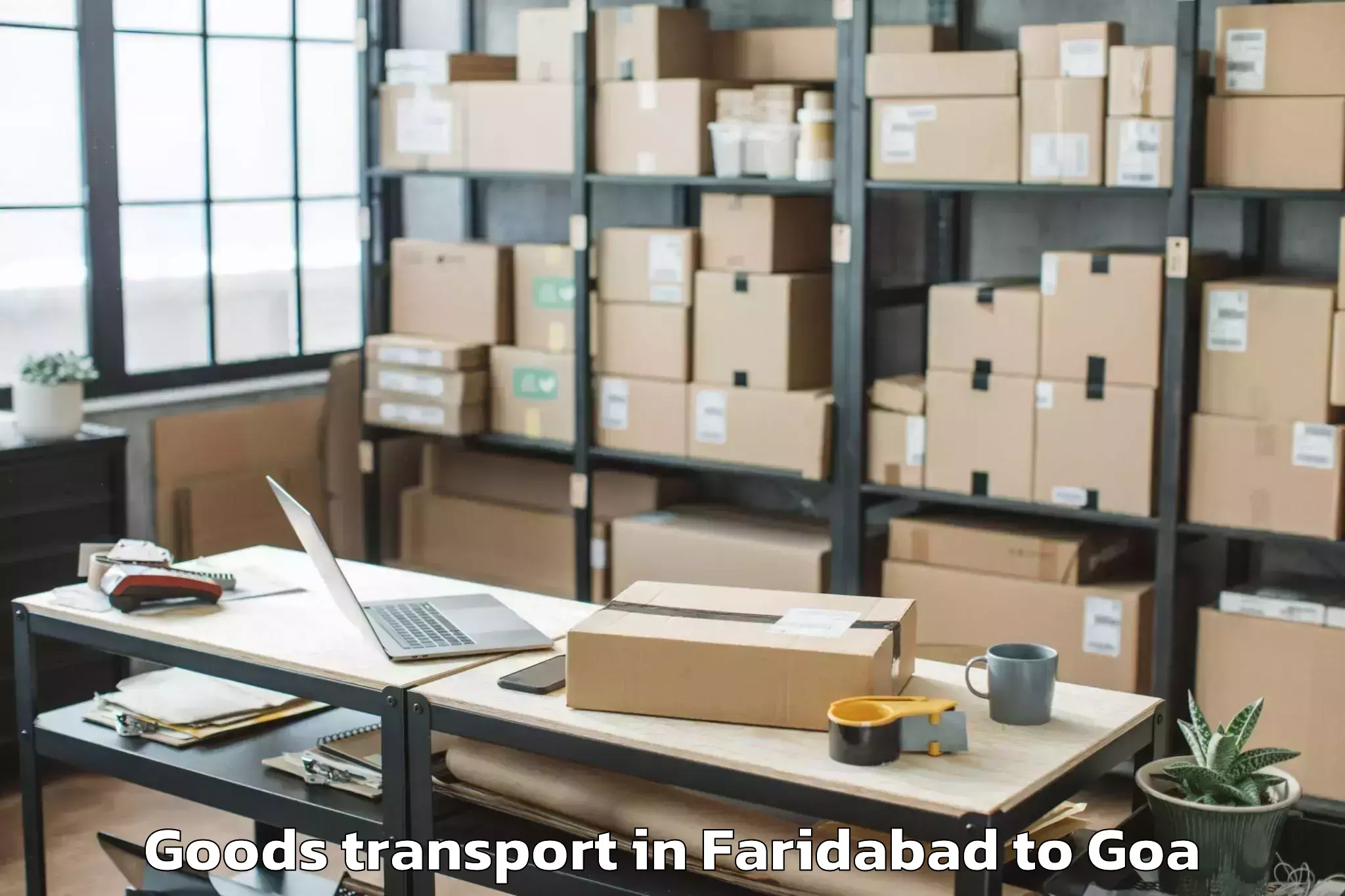 Easy Faridabad to Varca Goods Transport Booking